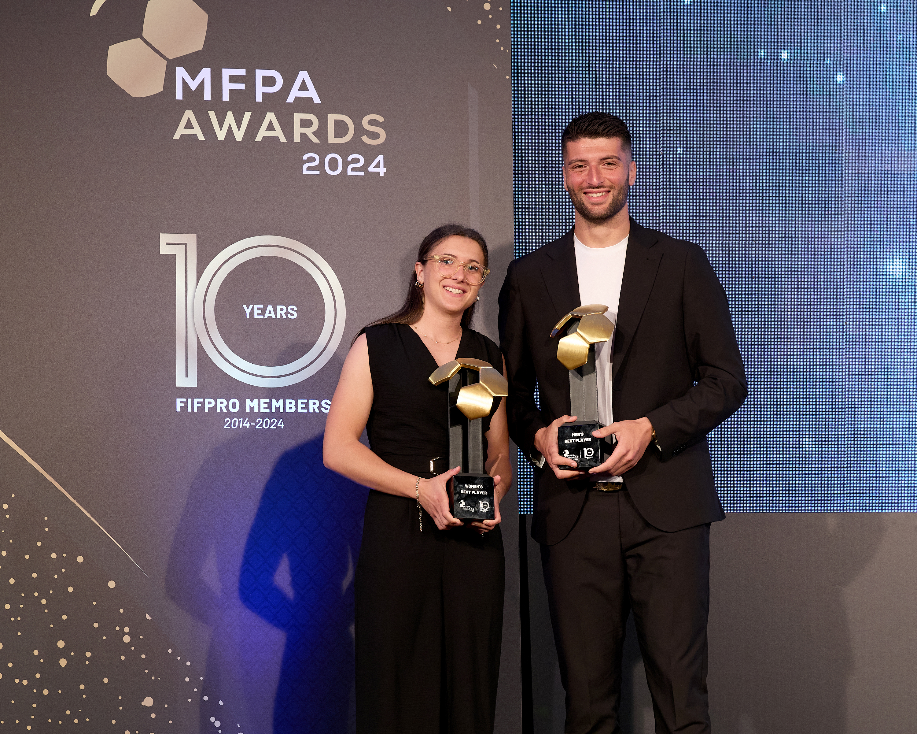 Montebello and Grosso win top honours  at MFPA Awards 2024