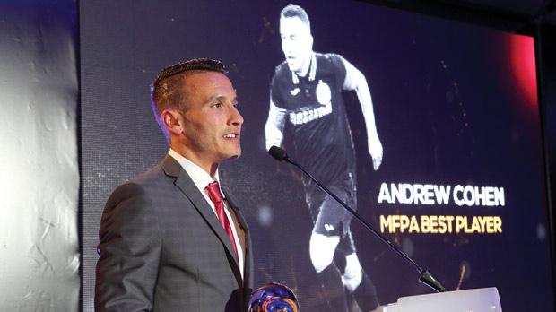 Andrew Cohen voted MFPA Best Player 2014/15