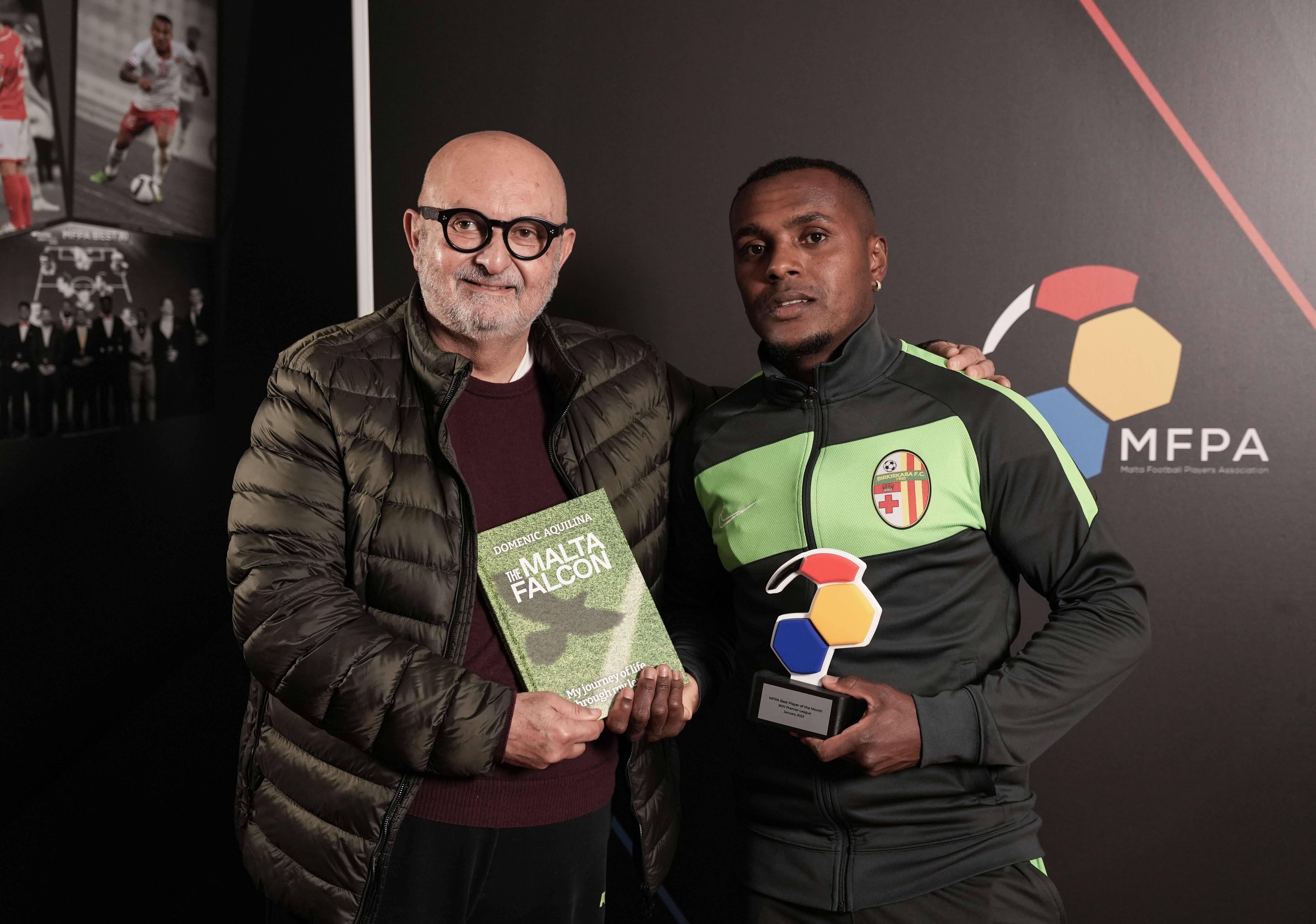 MFPA January player of the month awards